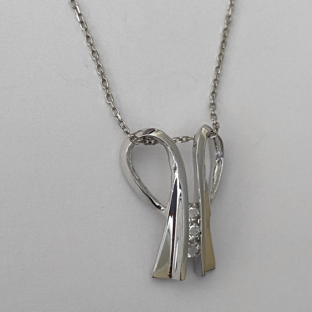 💎Clear real topaz stones 925 silver necklace - Picture 5 of 5
